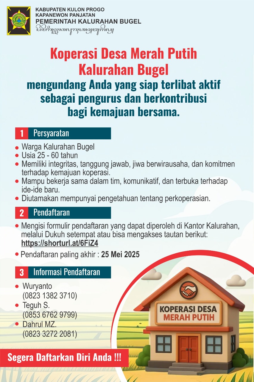 Pra-Muskalsus Koperasi Desa Merah Putih: Rekrutmen Calon Pengurus Dilakukan Terbuka